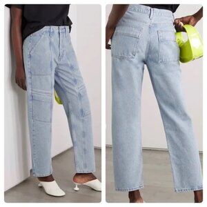AGOLDE Jeans Womens 27 Cooper Cargo Patchwork Relaxed Workwear Denim Pants